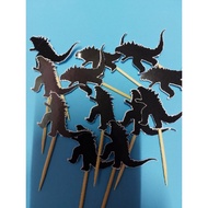 GODZILLA CUPCAKES TOPPER..