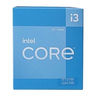 INTEL 英代爾 i3-12100/3.3G/4核8緒/1700