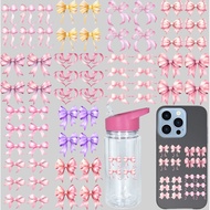 GEN312 COQUETTE THEME Crystal Adhesive UV Transfer Stickers DIY Label Stickers Cartoon Washable Stic