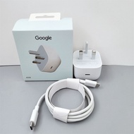 45W PD USB C Charger For Google EU/US/UK Fast Charging Power Adapter USB C To Type C Cable For Pixel