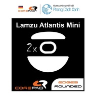 PTFE Corepad Skatez Lamzu Atlantis Mini Superlight Wireless Replacement Mouse Feet (2 sets) - Genuin
