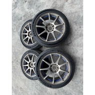 WedsSport SA70 17 Inch Original Made in Japan Sport Rims Halfcut