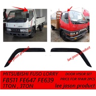 J134S06 MITSUBISHI FUSO CANTER FB511 FE639 DOOR VISOR PRICE FOR 1PAIR