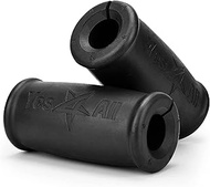 Yes4All Thick Rubber Grips, Ez Barbell Grips, Outer Dimension 2.0 inches, Biceps Curl, Triceps Exerc
