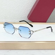 2PY7 Car CT0589 New Style Fashion Vacation Diamond Polygonal Sunscreen Trendy Men Women Sunglasses