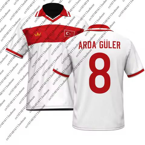 Türkiye Style clothing Football Jersey Quick-Drying ARDA GULER 8 Jersey Outdoor football T-Shirt Spe