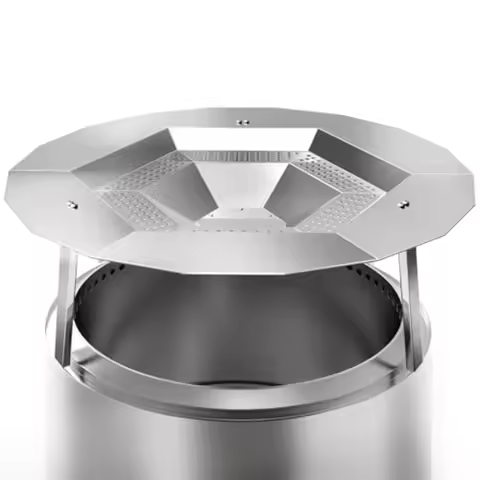 27 Outdoor Fire Pit Heat Deflector Accessory for Solo Stove Yukon 1.0 2.0 Heavy-Duty 304 Stainless S