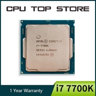 Used Intel Core I7 7700K 4.2Ghz Quad-Core Eight-Thread 8M 91W CPU Processor LGA 1151