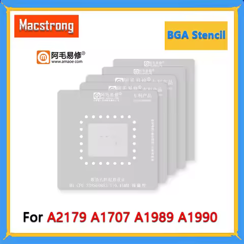 AMAOE M1 Max CPU BGA Stencil for Macbook Pro A1989 A1990 A2159-T2-P01CK8L08 A1707-T1-343S00136 A2179