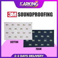3M Car Soundproof Cotton/Foam White Black Sound Proof Heat Proof Soundproofing Noise Proof Mat Car A