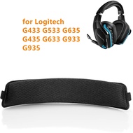 Replacement Headband Pad Kit for Logitech G433 G533 G635 G435 G633/G633S/G933/G933S/G935 Headphones,