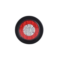 4 Inch 16LED Truck Tail Light Brake Reversing Truck Light Two-Color Rubber Ring Round eBay Factory R