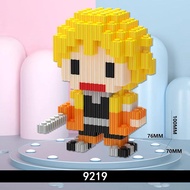 Mainan Bricks Balok Susun 3D Puzzle Nano Block Demon Slayer Tanjiro Nezuko Rengoku Zenitsu