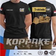 Caterpillar Trakindo Cat Bulldozer D8R Heavy Equipment T-shirt Free Your Name Distro Shirt