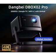 Dangbei DBOX02 Pro 4K Google TV Official Netflix Projector, ISO 2000 Lumens, Safety Mark Cerified (1