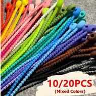 10/20pcs Silicone Reusable Cable Wire Organizer Winder Storage Holder Multi-Purpose Cable Tie Ties F