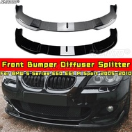 For BMW 5 Series E60 E61 M Sport Front Bumper Lip Front Splitter for BMW 5 Series E60 E61 M Sport 20