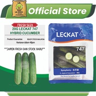20G LECKAT 747 TIMUN JENIS PUTIH / SYMPHONY CUCUMBER LECKAT PREMIUM F1 HYBRID SEED GWG BIJI BENIH