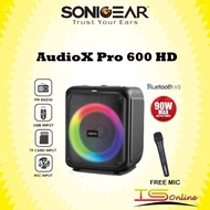 SonicGear Audiox PRO 600HD Portable Bluetooth Speaker with Phone Docking | Free Wireless Mic