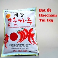 HAECHAM Korean Chili Powder Pure 1kg Bag - Mildly Spicy, Beautiful Color, Makes Kimchi & Mixed Noodl