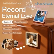 SHANHAI Wireless Bluetooth Speaker, Magnetic DIY Pet Photo Frame Speaker, Decorative Speaker Cardabl