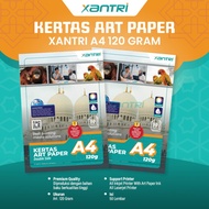 Kertas Photo Art Paper A4 120gsm 120 gsm Print Double Side 50 sheet Art Karton Xantri Original Brosu