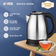 [KITCA] 304 Stainless Steel Electric Kettle 2L | Keep Warm & Auto Cut-Off | Tea Maker & Hot Water Ju