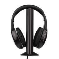 meihe 5-in-1 Multifunctional Wireless Headset FM Hi-Fi Headphone Emitter & Receiver Set Radio Comput