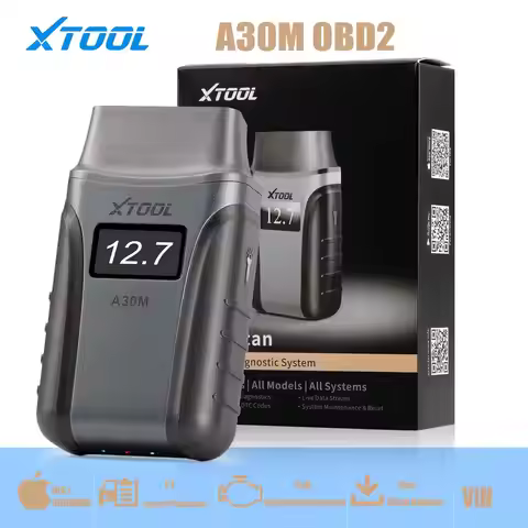 XTOOL A30M OBD2 Full System Diagnostic Tool Bi-directional Control Scanner For Andriod/IOS Car Code 