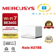 MERCUSYS HALO H27BE BE3600 WHOLE HOME MESH WI-FI 7 SYSTEM