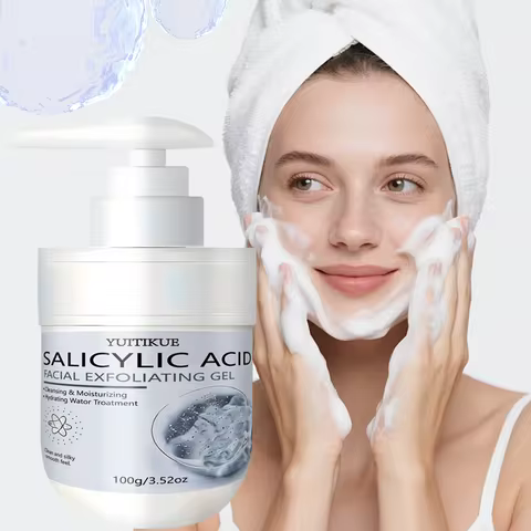 YUITIKUE Salicylic Acid Exfoliating Gel - Gentle Exfoliation, Deep Clean & Smooth Skin for Face & Bo