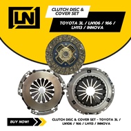 Clutch Disc & Cover Set Toyota 3L / LN106 / 166 / LH113 / Innova (9.5'' × 21T × 29mm) (TY565112U EXE