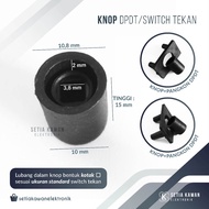 DPDT Switch Knob & DPDT Base / Press Switch / Knob / Plastic Knob