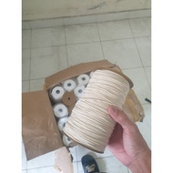 2.5mm Ivory cotton macrame rope, handmade decorative accessory rope, making macrame rugs for home de