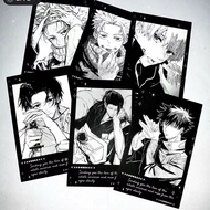 咒术回战五条悟同人小卡ins风爱豆追星3寸小卡伏黑惠自制小卡popiJujutsu Kaisen Gojo Satoru Fan Art Photo Card Ins Style Idol Fando