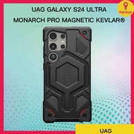 UAG MONARCH PRO MAGNETIC KEVLAR® SERIES GALAXY S24 ULTRA CASE 軍用級防撞防摔手機殼(Kevlar Black) SKU: 21441611