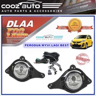 DLAA Perodua Myvi Lagi Best 2011 - 2014 Spotlight Fog lamp Fog light Foglamp Switch + Wiring