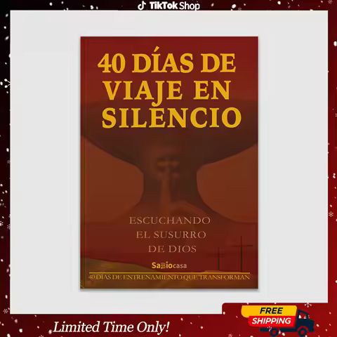 Spanish Book 40 Días De Viaje En Silencio Christian Spiritual Devotional Book Listening To God's Whi