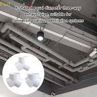 Fwd PVC Exhaust Duct Connector Quick Ventilation Tube Joint Coupler Easy to Install