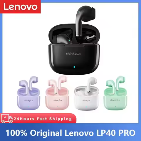 Lenovo LP40Pro TWS Bluetooth 5.1 Quick Connect Earphone Ergonomic Design Headphones Powerful Transmi