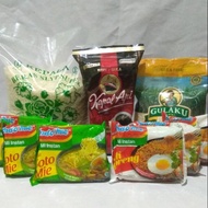 New Paket Sembako Murah 1 - Beras, Gula, Kopi, Mie