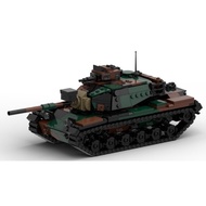 Moc-165695Building Blocks Suitable for Children Assembling Tank Boy Model Toy Barton Set M60