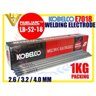 VERYWELD LB52-18 Kobelco Ubat Welding Electrode Rod 7018 X 1kg (2.6/3.2/4.0MM)