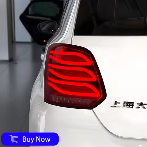 For VW Polo 2011-2018 Car Taillights Assembly LED Car Rear Back Lamps Upgrade Benz GLK Style Tail La
