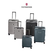 Victorinox กระเป๋าเดินทาง กระเป๋าเดินทางล้อลาก กระเป๋าเดินทางลาก 4 ล้อคู่ ล้อหมุน 360 องศา AIROX ADVANCED , Frequent Flyer Carry-On 21" , Medium 27" , Large 29" , Hardside ( 65313 , 6125 )