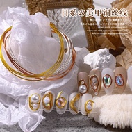 Nail Accessories Diy Nail Art Craft Wire, Copper-Based Wire, 0.2mm Jewelry Special Copper Wire 美甲铜线指