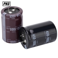 REPKGMY 2PCS Electrolytic Capacitor, Cylindrical Shape 35x50mm Aluminium Capacitor, Durable 450V 100