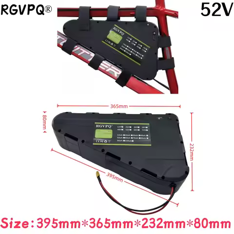 52V60AH High Capacity，Air fast transportation， Waterproof Hard Case Strong power battery pack 350W50