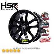 VELG R18 RING 18 UNTUK SIENTA FT86 CIVIC PCD 5X100 HSR WANGON BLACK GL