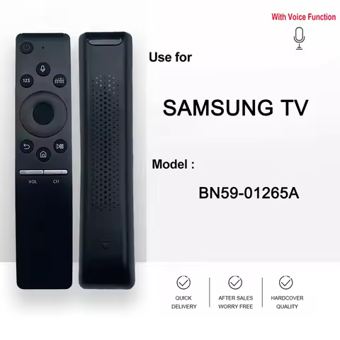 New Bluetooth Voice Remote Control BN59-01265A With Mic for Samsung UHD TV Fit for QN65Q60RAFXZA UN5